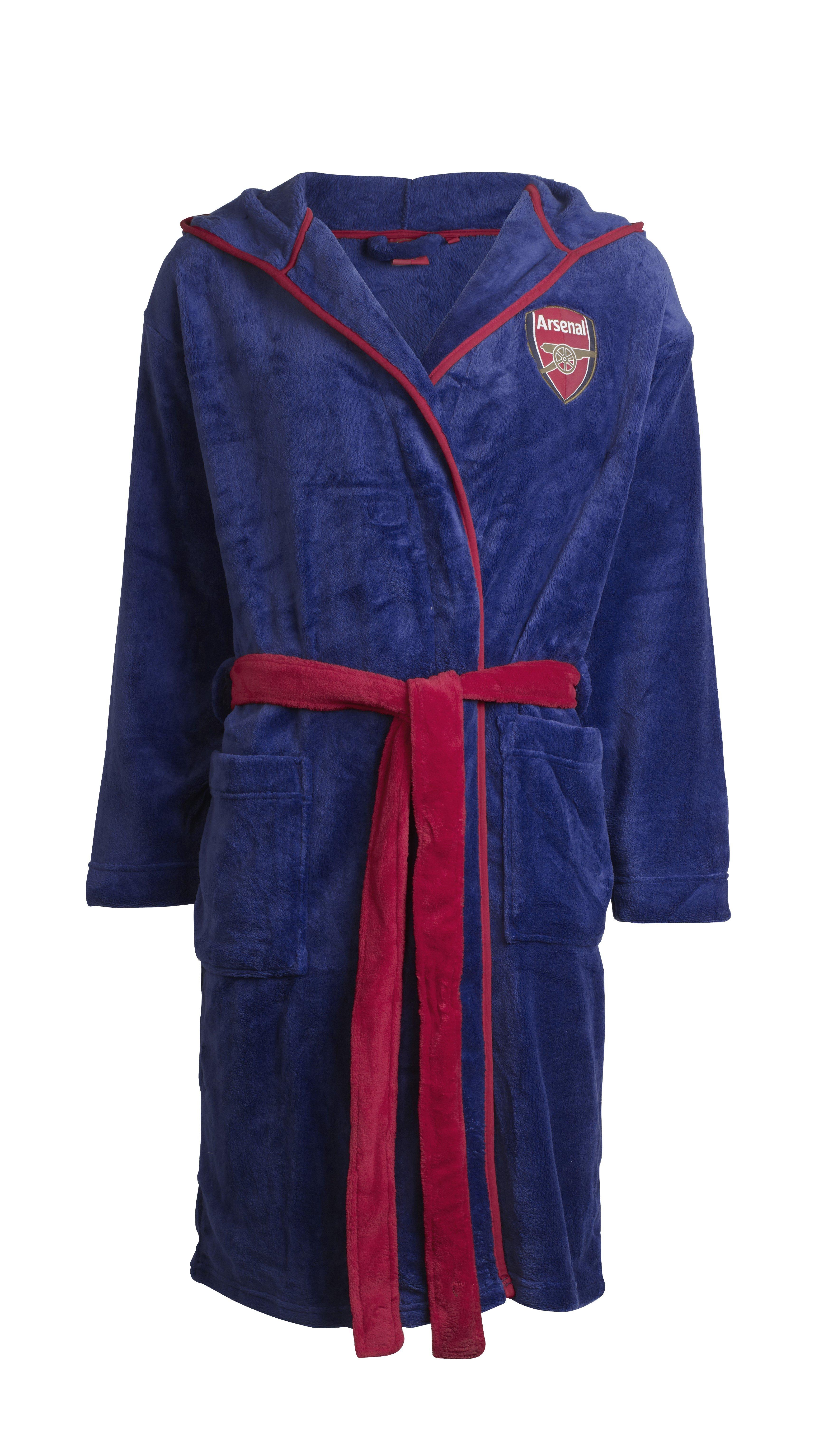 Mens Arsenal Dressing Gown Men's Arsenal Football Bath Robe Size S-XL 